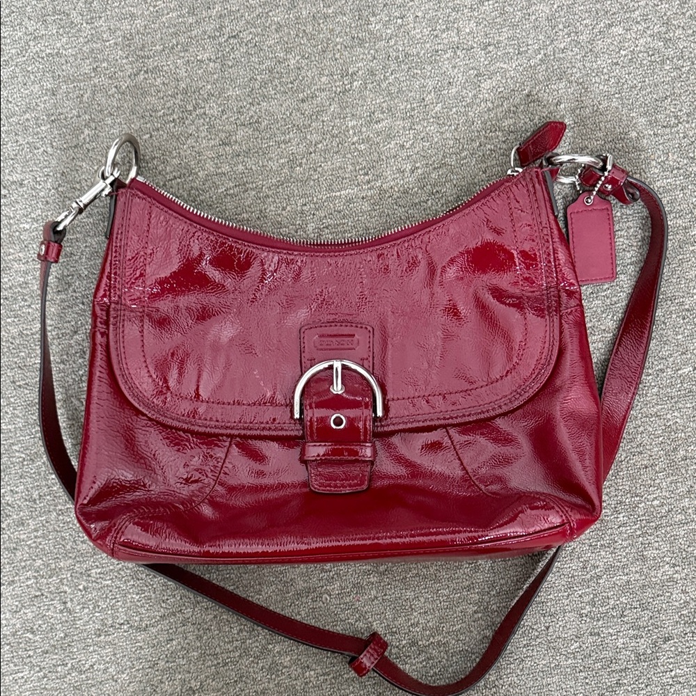 Coach Burgundy Crossbody Bag